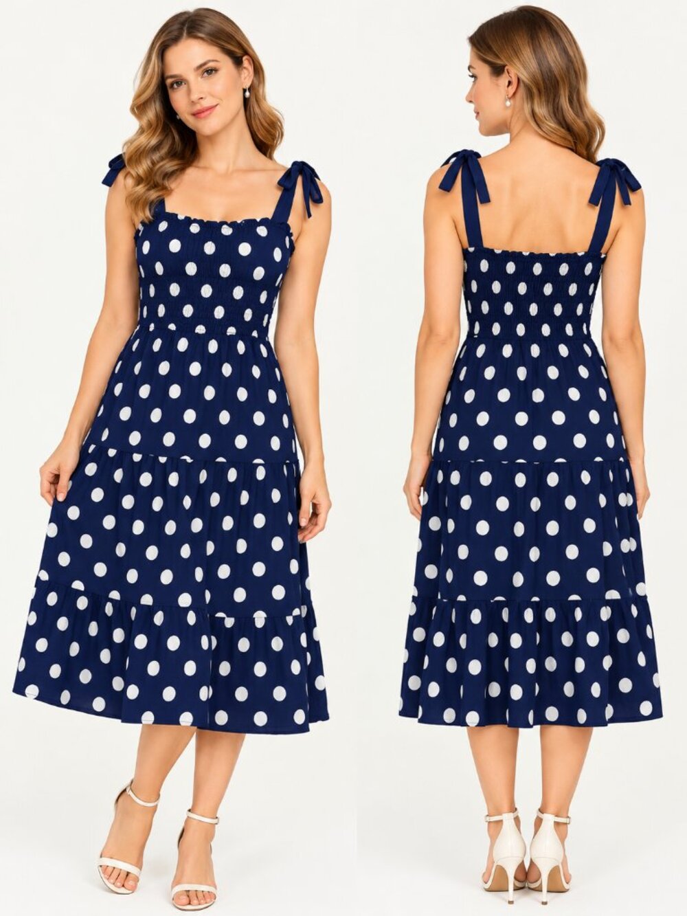 Monteau Los Angeles strap sharing top linen blend dress Size: S